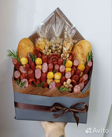 Мужские съедобные букеты