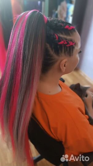 Плету с любовью брейды в хвост, водопад, косы