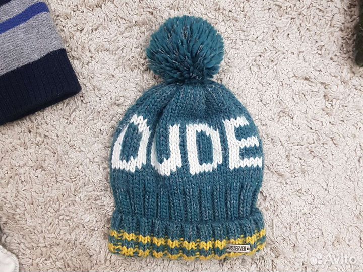 Шапки осень/весна/зима на ог 43-53 см