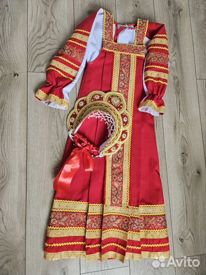 Русский народный сарафан 134-140