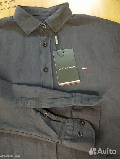 Рубашка лён Tommy Hilfiger