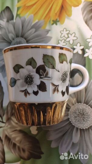 Кружка,Бокал Песочное цветы