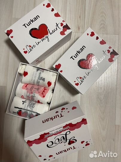 Носки на день св.Валентина