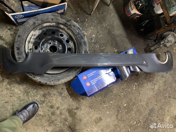 Накладка на задний бампер BMW 3 g20