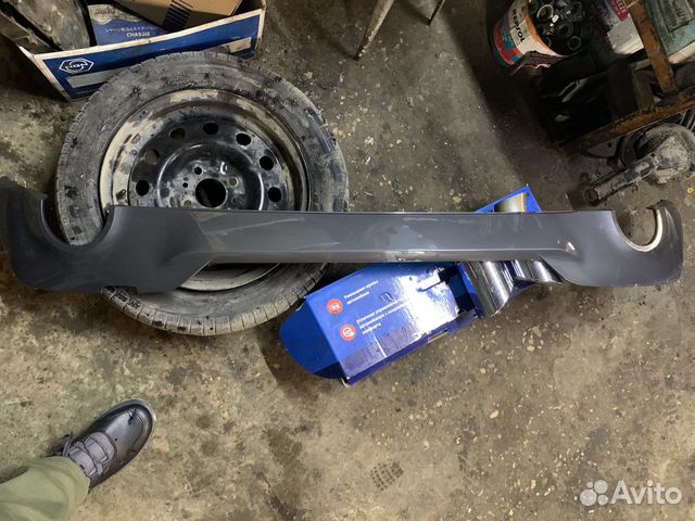 Накладка на задний бампер BMW 3 g20