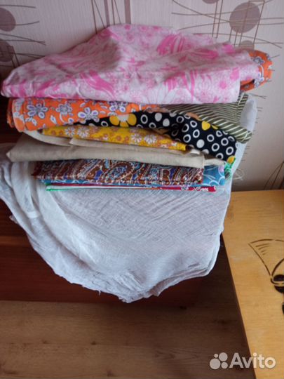 Отрез ткани хлопок СССР