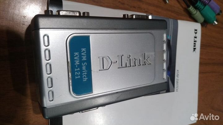 Kvm переключатель D-link KVM-121 2-х портовый