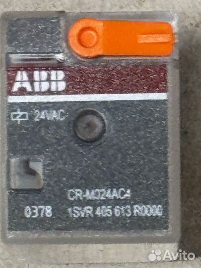 Реле ABB CR-M024AC4 24B AC 4пк(6А)