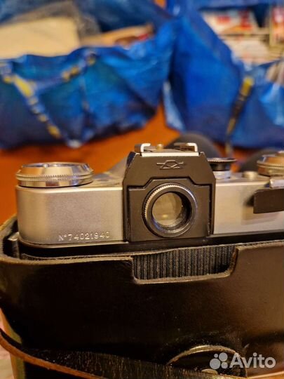 Плёночный фотоаппарат zenit объектив helios