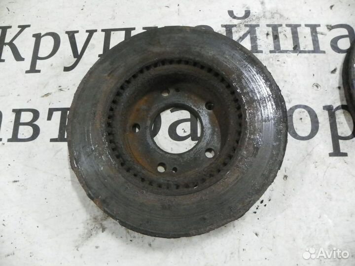 Диск тормозной передний вентилируемый Hyundai Tucs