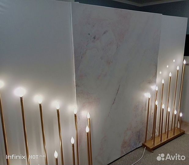 Украшение для свадебного Президиума