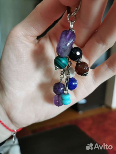 Брелок для ключей из натуральных камней