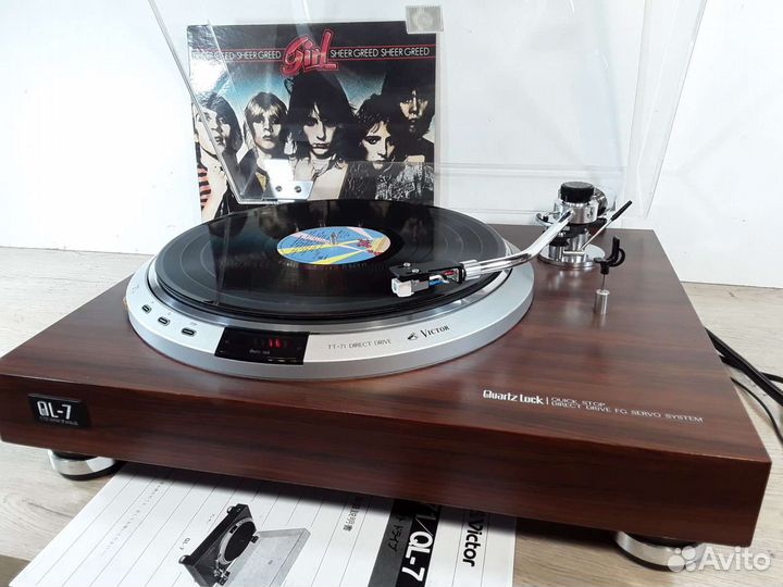 Проигрыватель винила Victor QL-7. Made in Japan