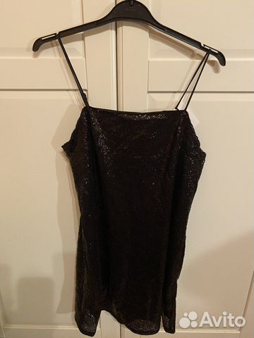 Платье с паетками h&m, новое, размер S, M