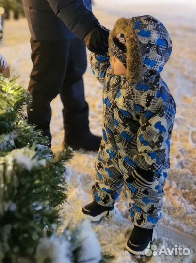 Зимний комбинезон Lenne 74-80, шапка в подарок