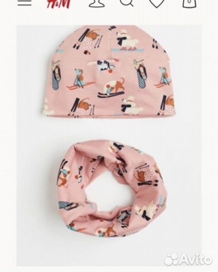 Шапка и снуд для девочки