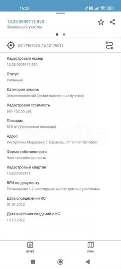 Участок 8,3 сот. (ИЖС)