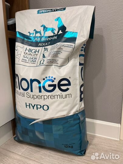 Корм для шенкоц monge тунец и лосось
