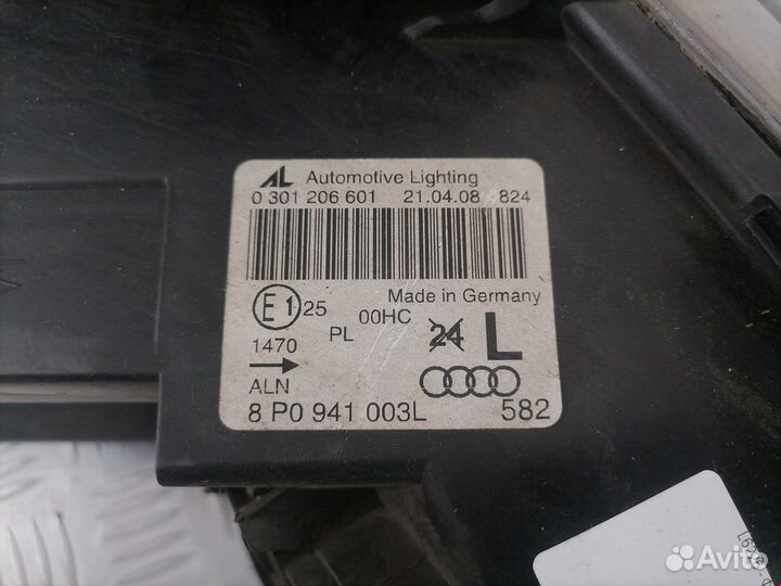 Фара передняя для Audi A3 8P 8P0941003L