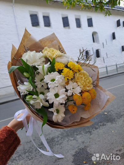 Цветы букет розы