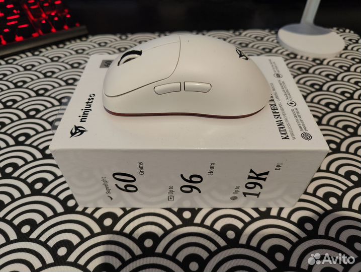 Беспроводная мышь ninjutso katana superlight