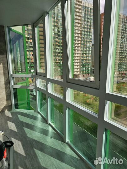 Замена холодного фасадного остекления на тёплое