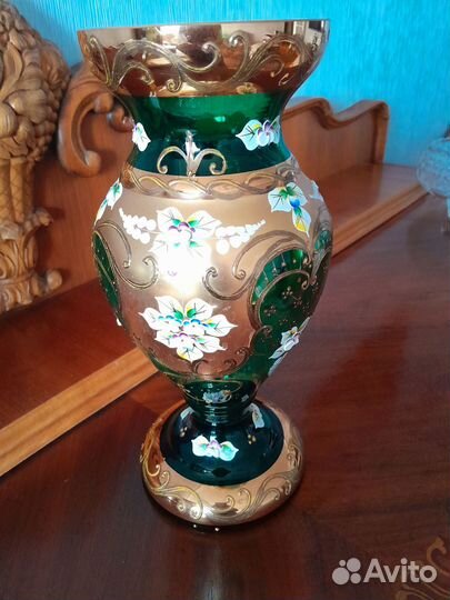 Ваза для цветов богемия