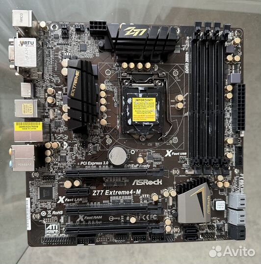 Материнская плата ASRock Z77 Extreme4-M