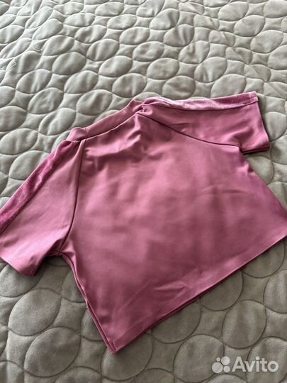 Топ футболка кроп топ zara 128