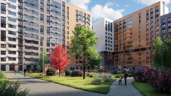 1-к. квартира, 34,2 м², 4/15 эт.