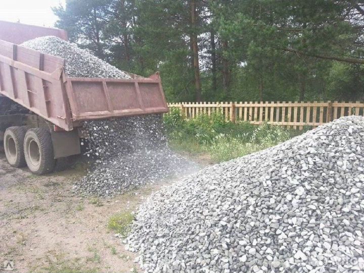 Щебень \ Песок \ Земля гравийный от 3кубов