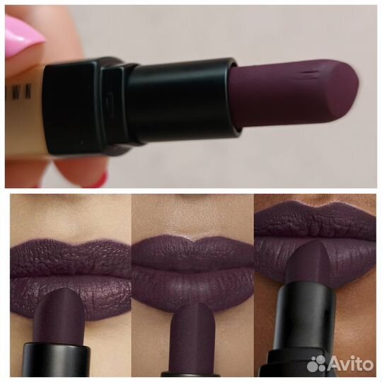 Bobbi brown помада plum noir