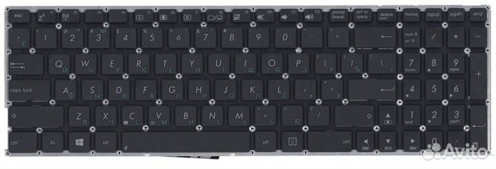 Клавиатура Asus P756 горизонтальный Enter, OEM