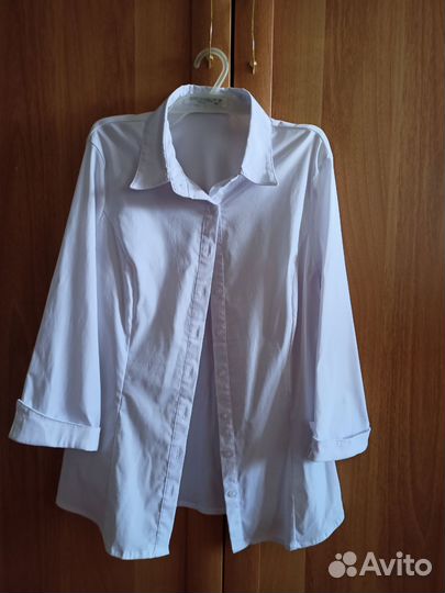 Блузка белая школьная