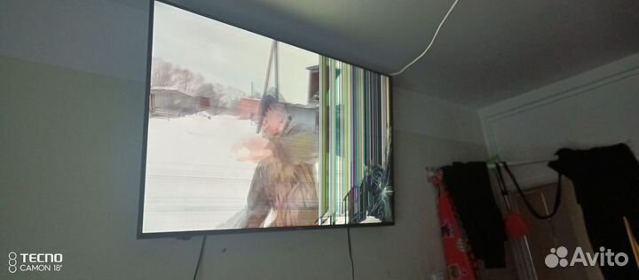 Телевизор хаер смарт 55 разбита матрица