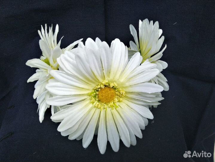 Венок из цветов на голову. Салатовый. На заказ