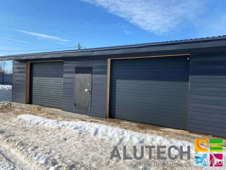 Секционные ворота alutech