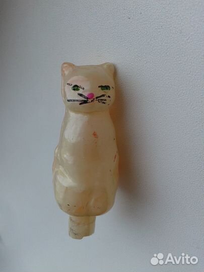 Елочная игрушка СССР Кошка Муренка