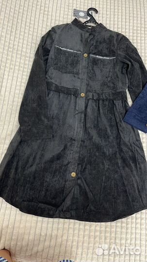 Платье вельвет 42 44