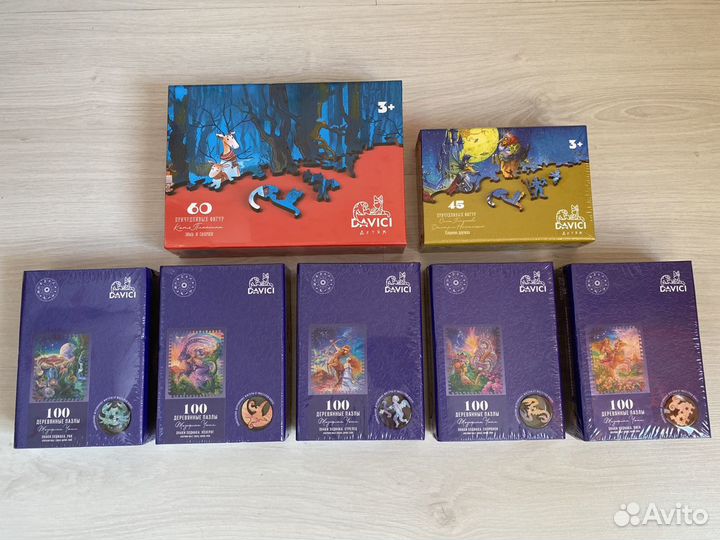 Новые деревянные пазлы Davici