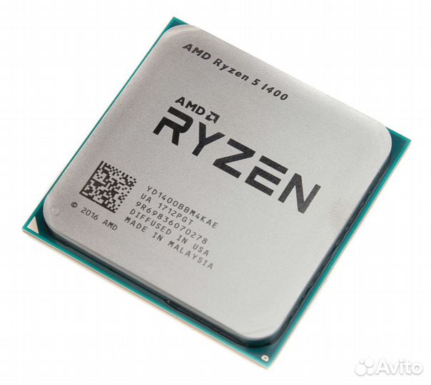 Процессор AMD Ryzen 5 1400 4 ядра 8 потоков