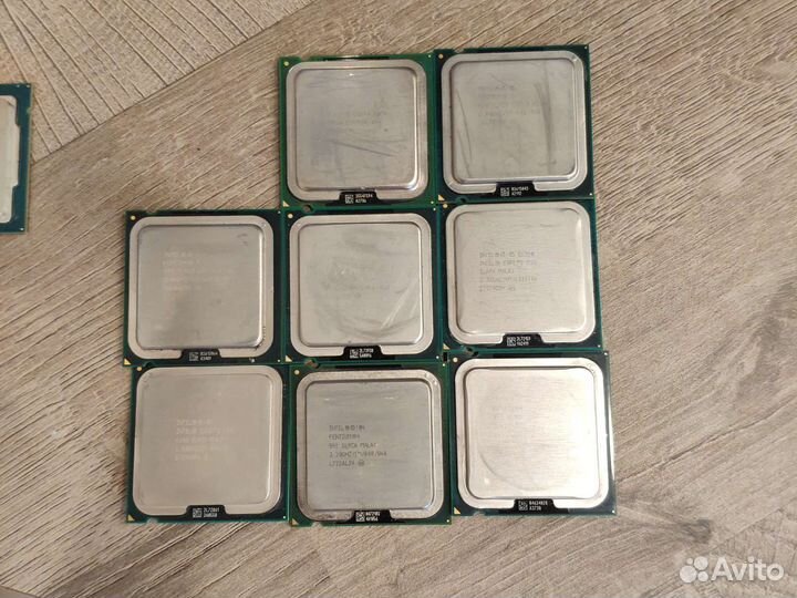 Цена за все Процессоры pentium 4, d core duo