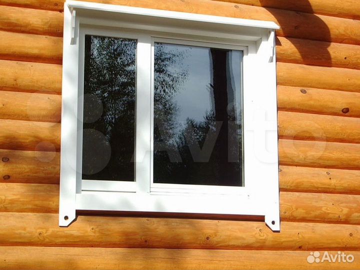Окно пластиковое двухстворчатое