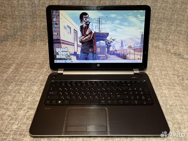 Производительный ноутбук HP / SSD