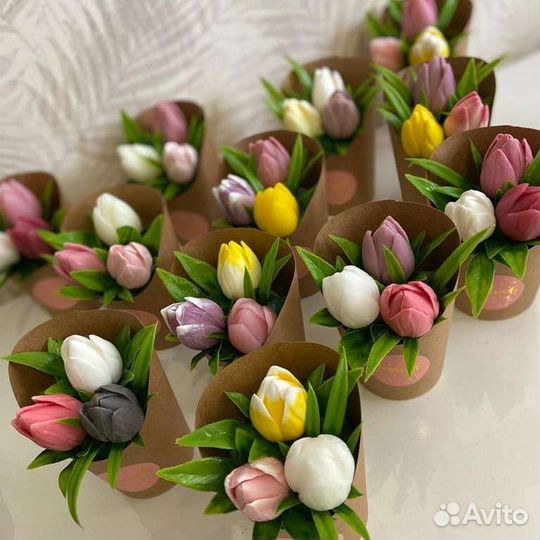 Мыльные букеты