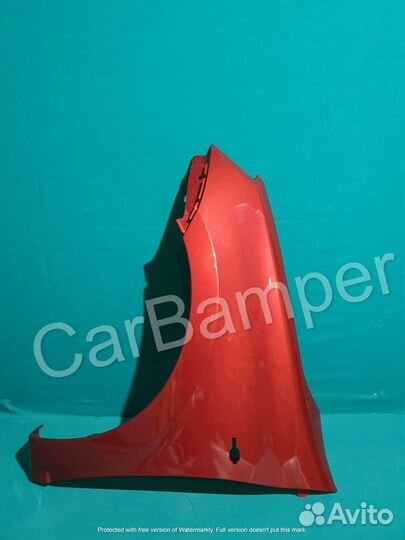 Крыло левое Калина 2 2192 цвет калина 104