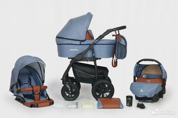 Детская коляска 3в1 Verdi Sonic Plus