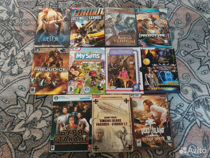 Компьютерные игры диски для пк