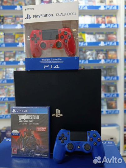 Sony PlayStation 4 pro Wolfenstein 2 Dualshock