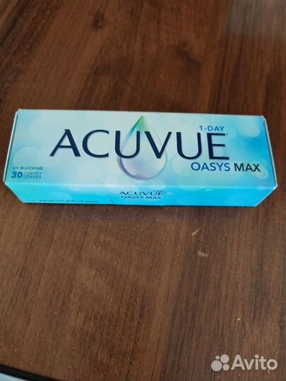 Линзы acuvue oasys max + раствор для линз